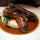 Bangers and mash.