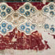 Sometimes the wall painters of Akrotiri went in for abstract floral patterns on their walls.