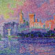 "Palais des Papes Avignon" ("The Papal Palace, Avignon"), Paul Signac, 1900