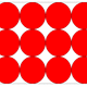 A solid particle diagram. The easiest to draw, just make sure all the particles are the same size and they don't overlap