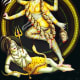 Shiva and Kali, by an unknown artist, photographed and reworked by Vinaya