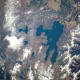 The Yellowstone Caldera, as seen from space.