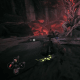 Approaching the Wailing Tree event, wearing the Twisted Mask obtained from the Mad Merchant.