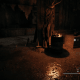 The final room with traps visible, once of them recently triggered...