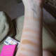 Finger and brush swatches. From top to bottom: Rock On, Visionary, Loveee, Boss Lady, Strive, Runway, and Werk.