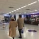 Mum leaving the hospital with dad after her first chemotherapy session in Christmas 2015.