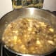 after the brown sugar has been stirred in and the pickling spice bag removed