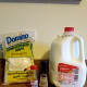 Ingredients needed for vanilla glaze.