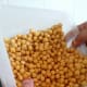 Step Five: Rinse chickpeas thoroughly, then add chickpeas to gravy.