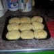 Finished biscuits.