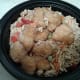 This is what the meal looks like frozen in the bowl before being heated.