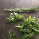 Fresh herbs from my garden.