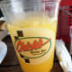 An orange crush at Chick's Oyster Bar. There's nothing better for sitting on their back deck watching the boats come and go in the marsh.