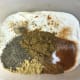 Add all the ingredients for the marinade together.