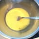 4. Beat the eggs until they are very fluffy and light.