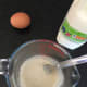 mixing the batter