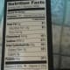 nutritional info.