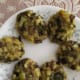 Shape the mixture into ovals or balls.