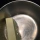 Start by melting a stick of butter.