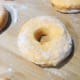 Shape the donuts.