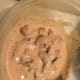 You can see all the spices in the batter, the shrimp were very easy to cover.