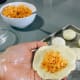 Use your hands to shape the cucur badak.
