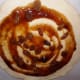my daughter chose apple butter and white raisins for the topping of choice