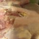 See how the butter is just under the skin? That is what you are aiming for. It is a messy process, but it is worth it in the end, I promise.