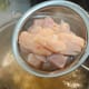 Add the chicken into the broth.