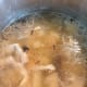 The broth is cooked. Turn the heat off. Set aside.