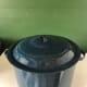 My wife brought this water-bath canner into our relationship 25 years ago. She prefers to use this method to can the salsa.