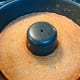 The baked cassava cake is done. Let it cool completely before taking it out from the pan.