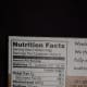 Nutritional information.