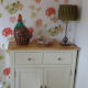 This very small cupboard for a very small corner fits perfectly. Found it online for a very good price.