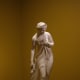 “Thetis” (modeled 1861) by William Henry Rinehart (American) 1825-1874. Made of marble.