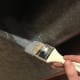 Make sure you push and pull the brush so the mastic works into the seams.