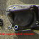 AA. Side engine mount bracket removed