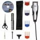 This is just an example of a kit that I wouldn't buy. The clippers don't have interchangeable blades and will not cut through thick coats. They may handle the thin, soft coat of a Yorkie, shihtzu, or Maltese.