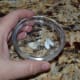 In a small, microwave-safe bowl, I placed Monistat cream and about an equal amount, or a bit less, of hydrocortisone cream.
