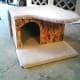 Carpeted top set on the base.