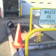 An oil tank pump-off for us, a Class A restroom for feral cats!