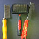 Combs and slicker brush.