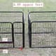 Makes two 6.89 square foot pet pens.