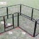 Black finish heavy duty crate in 24" height.