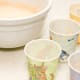 Set out six small bathroom-sized Dixie cups.
