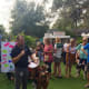 Hans Wohlgefahrt from Manatee County Animal Services and just one of the adoptable dogs