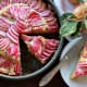 Pink pearl apple cake