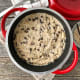 Coconut barley pudding