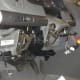 Steering column removed from car.