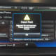A warning will appear letting you know if the image file you selected wasn't able to be added to your vehicle's hard drive.
